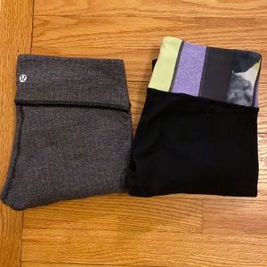 Lululemon wonderunder leggings, Size 6, pre-owned